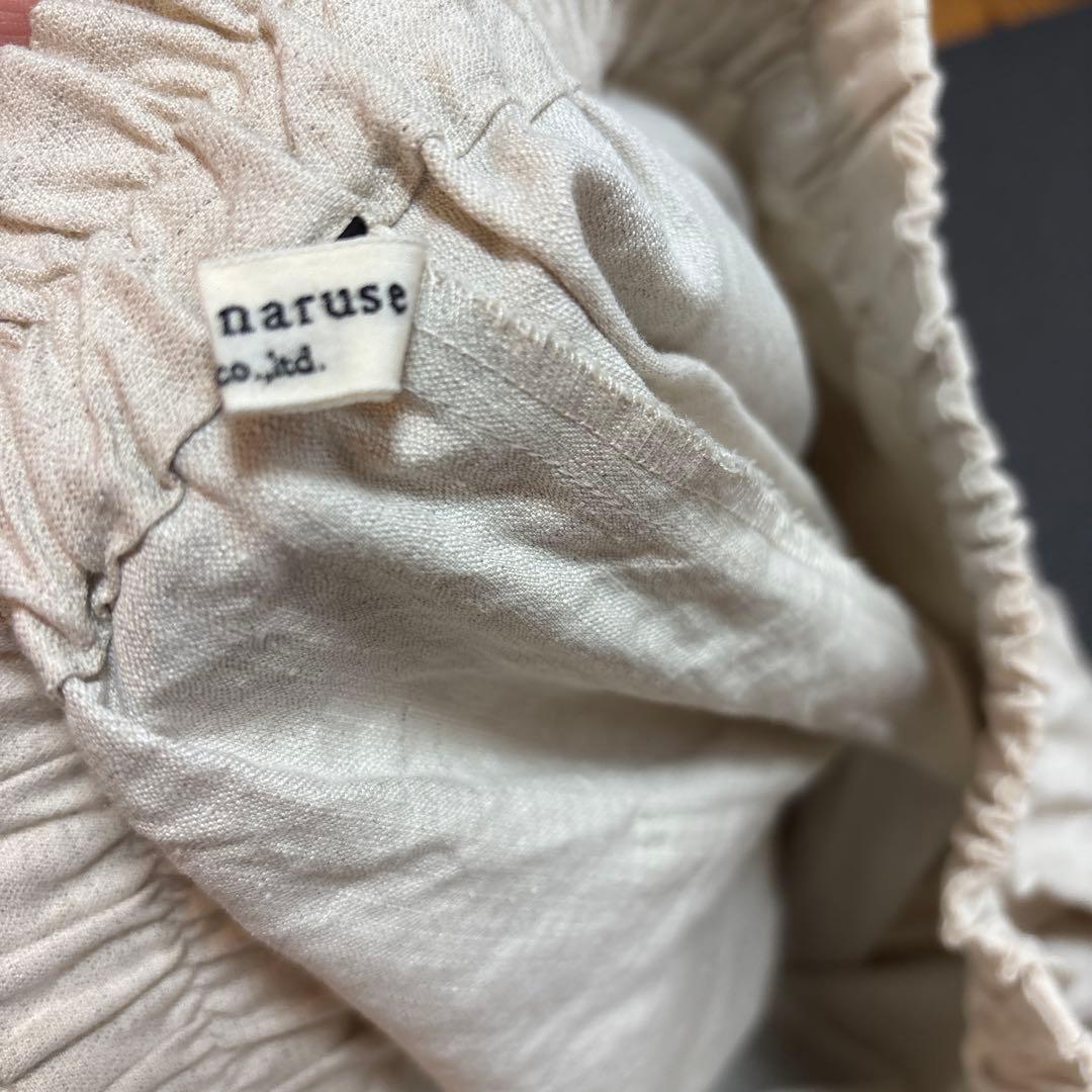 ateliernaruseアトリエナルセリネンコットンサルエルパンツ サイズ1