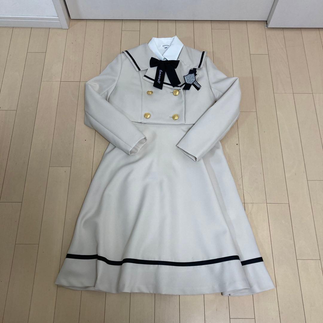 アリサナ　小学校卒業式用　150cm 3点セット　一回のみ着用　クリーニング済み