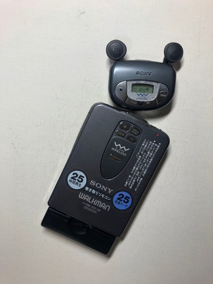 超レア、カワイすぎ！くまリモコン付ウォークマンWM-WX1 可動品C