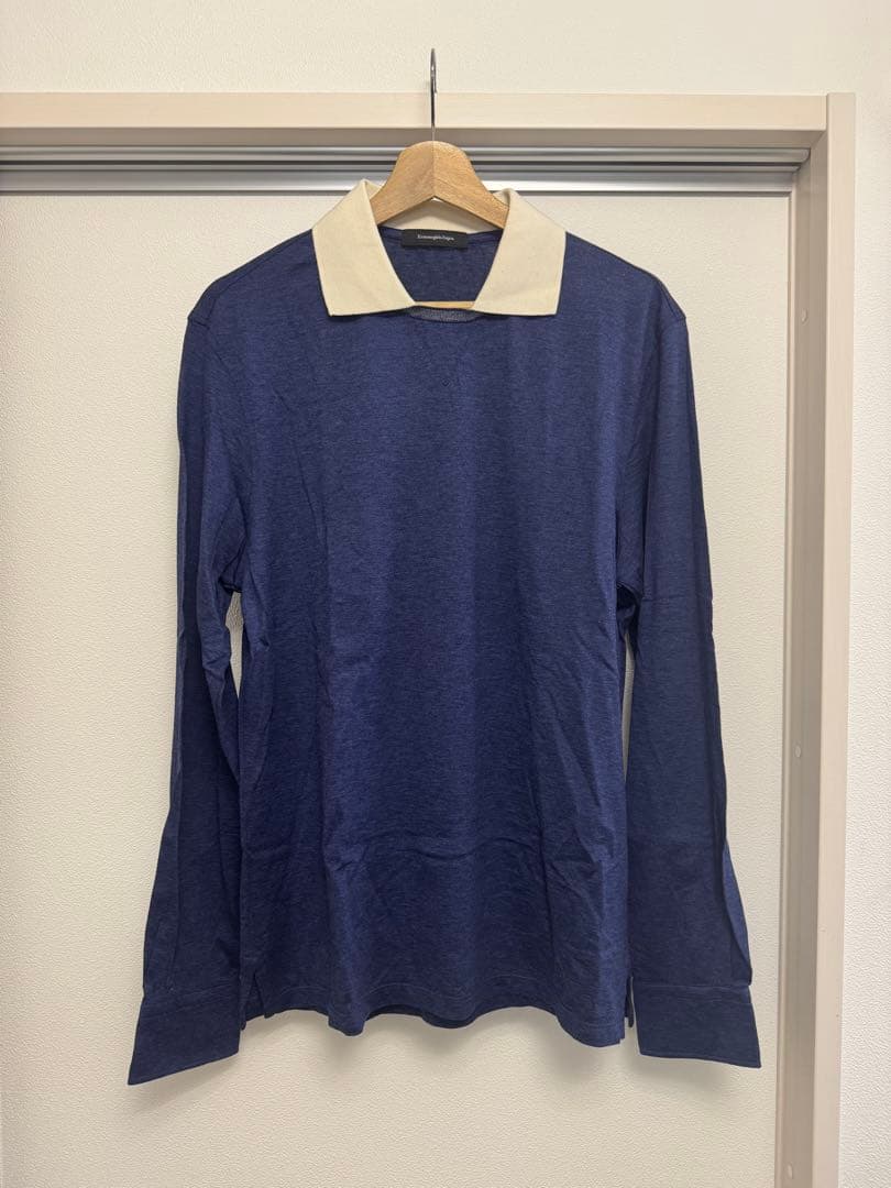 美品✨ゼニア 長袖ポロシャツ