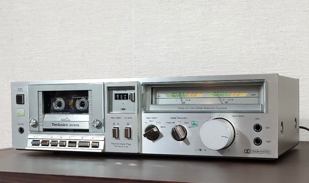 テクニクス Technics RS-M240X カセットデッキ【録音再生良好】