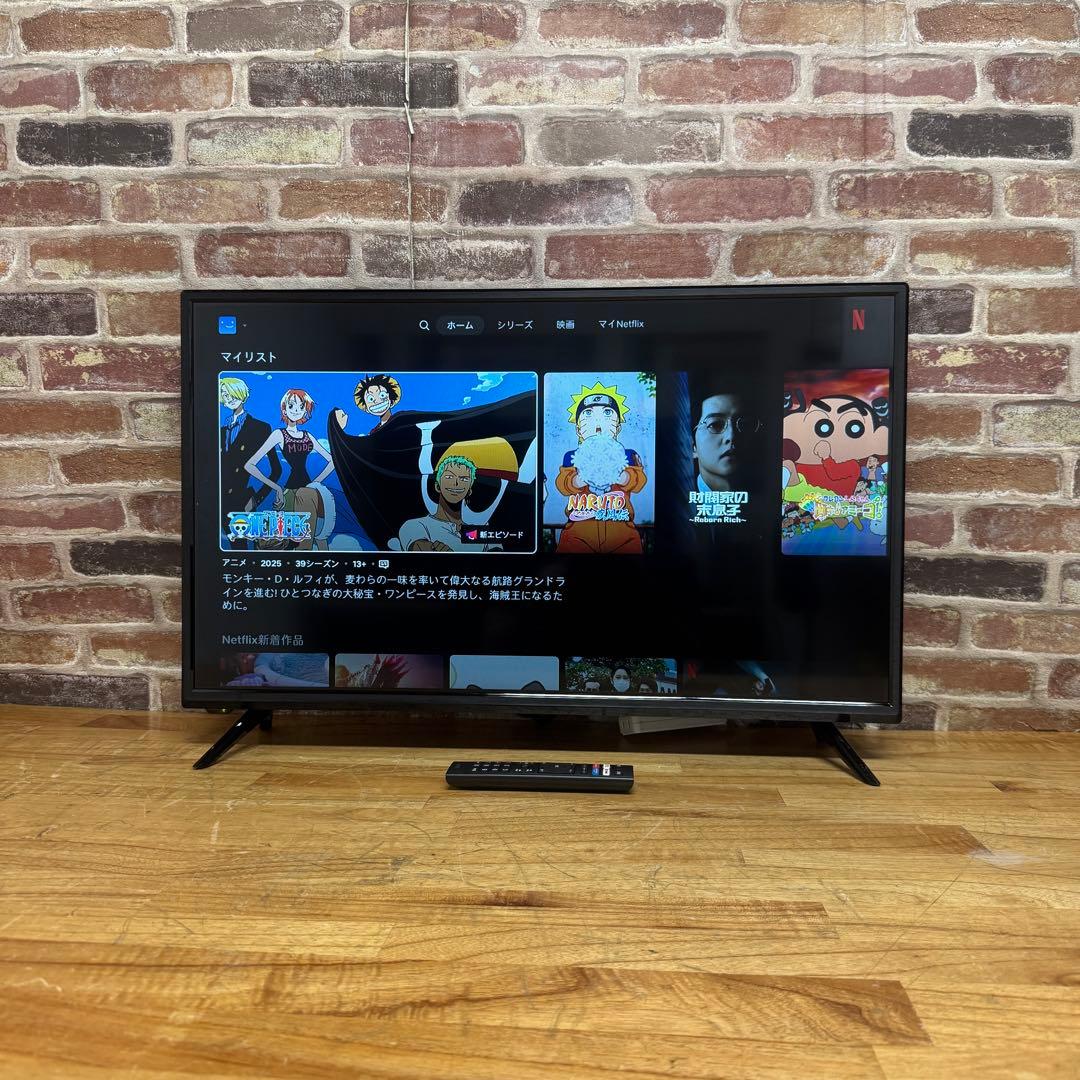 2022年製！32V型 チューナーレス 液晶テレビ スマートテレビ 動画アプリ○