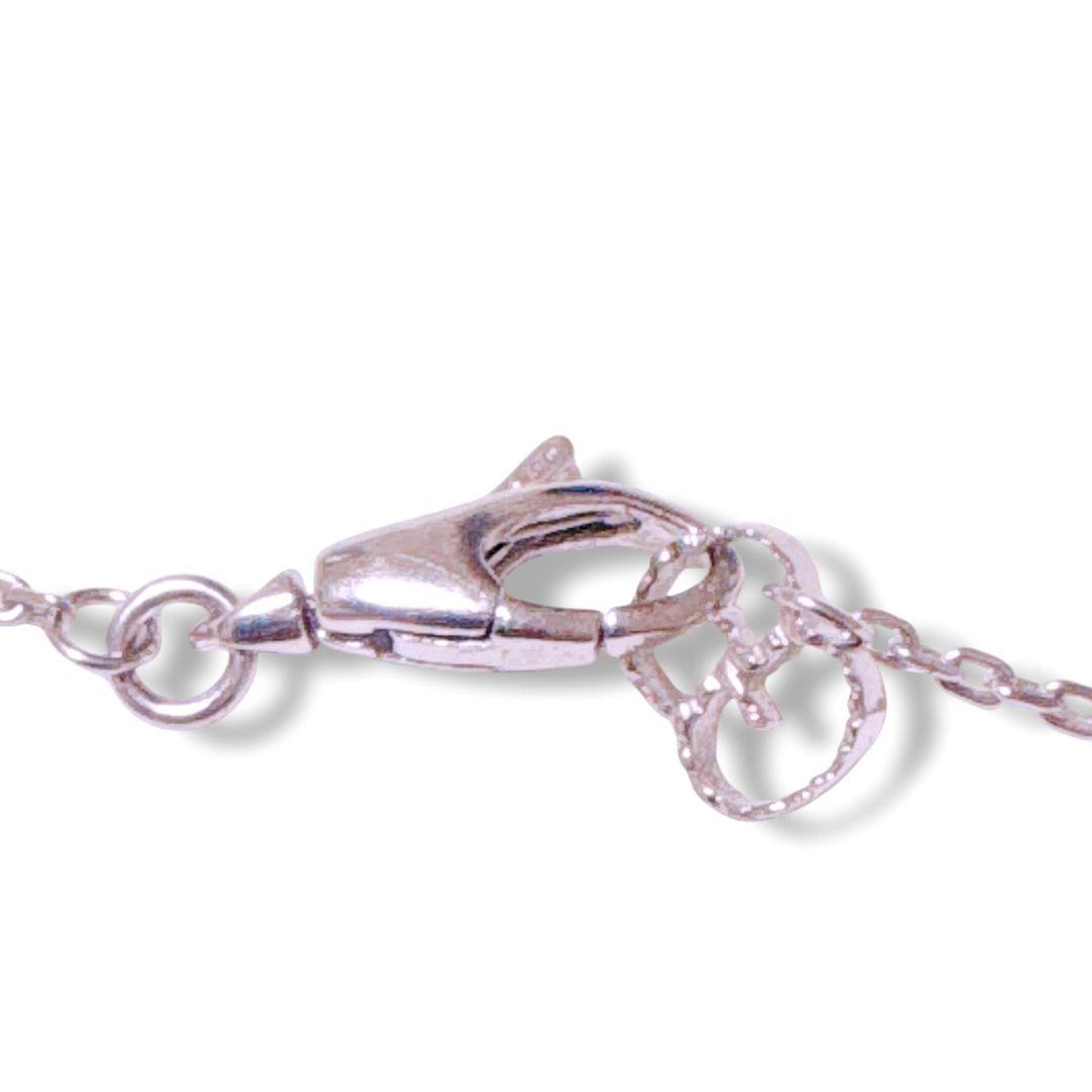 【超美品】グッチ インターロッキングG ハート ネックレス シルバー レッド