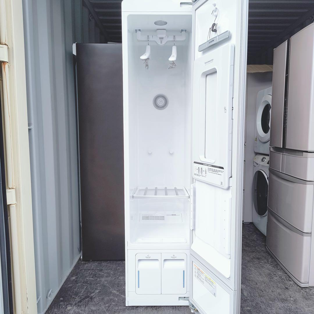 運搬取付無料！ホワイトLGstyler スタイリッシュ電機乾燥機！超美品完動品！