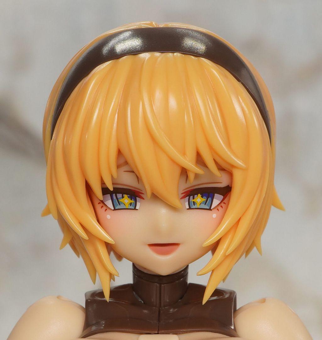 組立済プラモ「フレームアームズ・ガール輝鎚・甲」全パーツ＆未使用デカール付