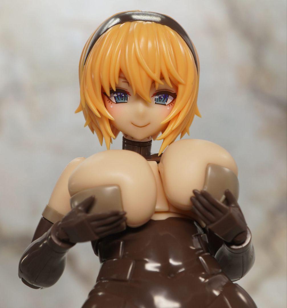 組立済プラモ「フレームアームズ・ガール輝鎚・甲」全パーツ＆未使用デカール付