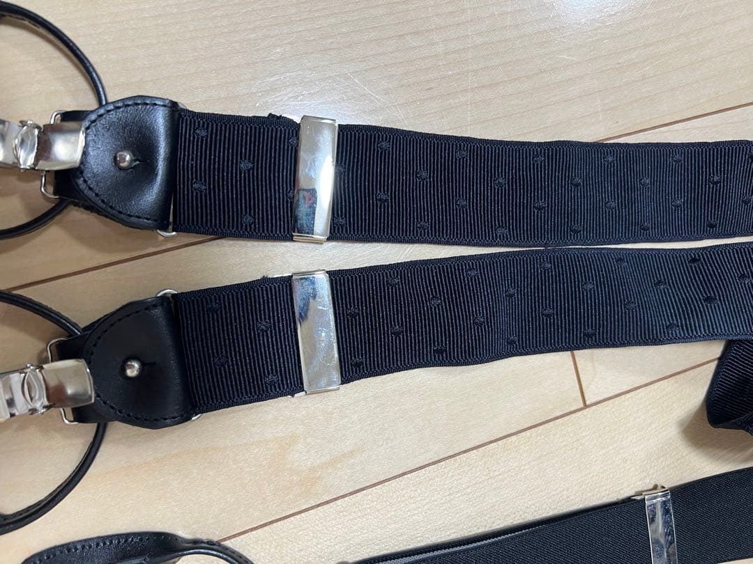  THURSTON サスペンダー 黒