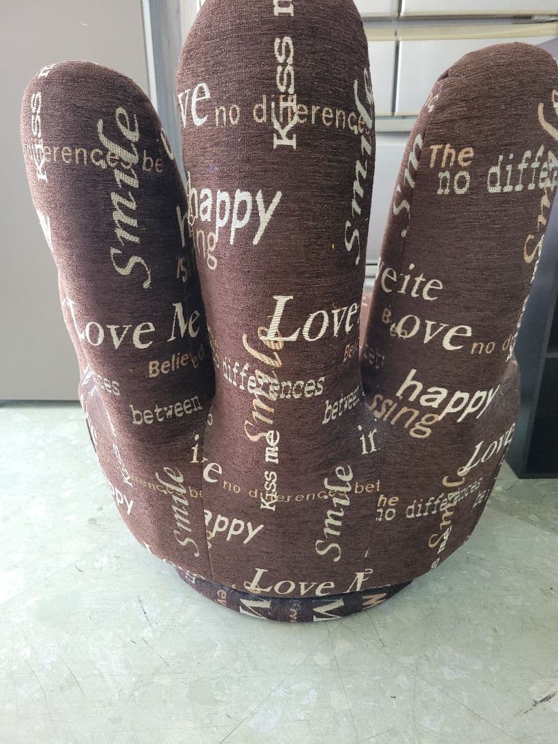 ハンド ソファー チェアー 回転式 1人掛け インテリア 椅子 イス　中古