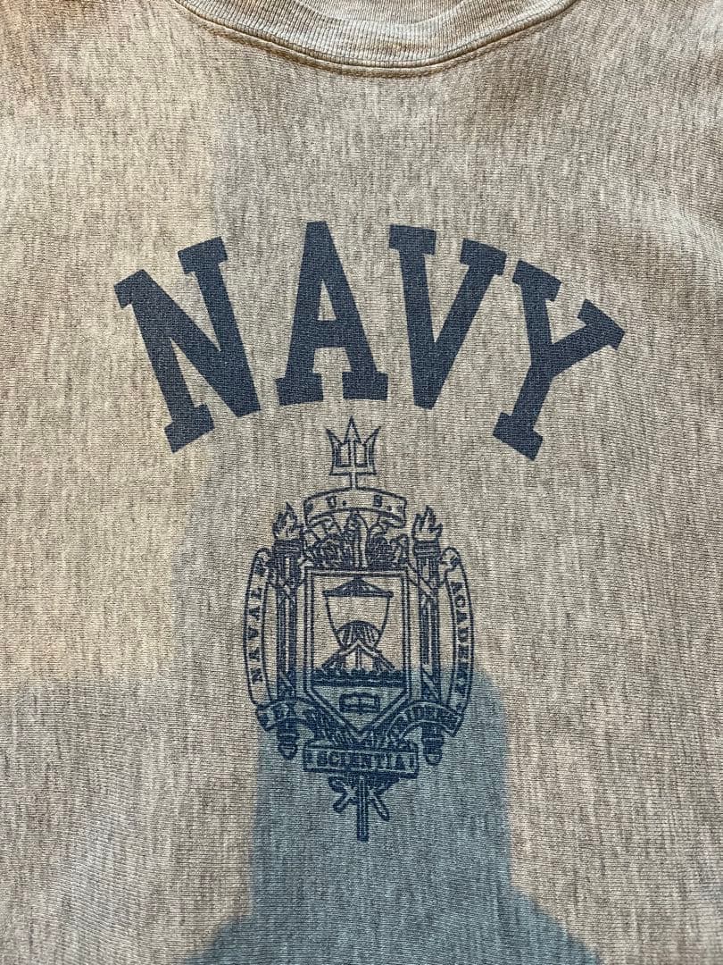 80s champion リバースウィーブ usnavy 染み込み usa製