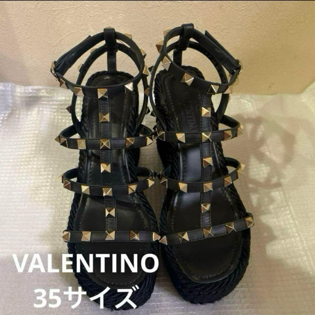 美品✨VALENTINOスタッズ付きサンダル 35サイズ
