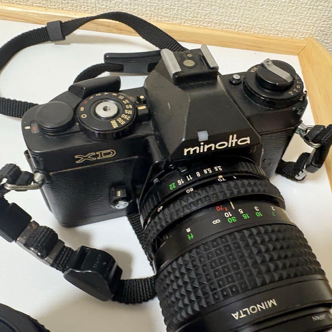 MINOLTA ミノルタ XD ブラック 現状品 レンズ1個付き