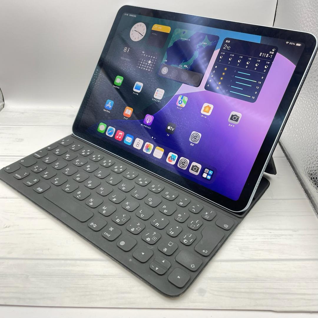 ペンシルセット【美品】iPad Air 第4世代 本体＋純正キーボードケース