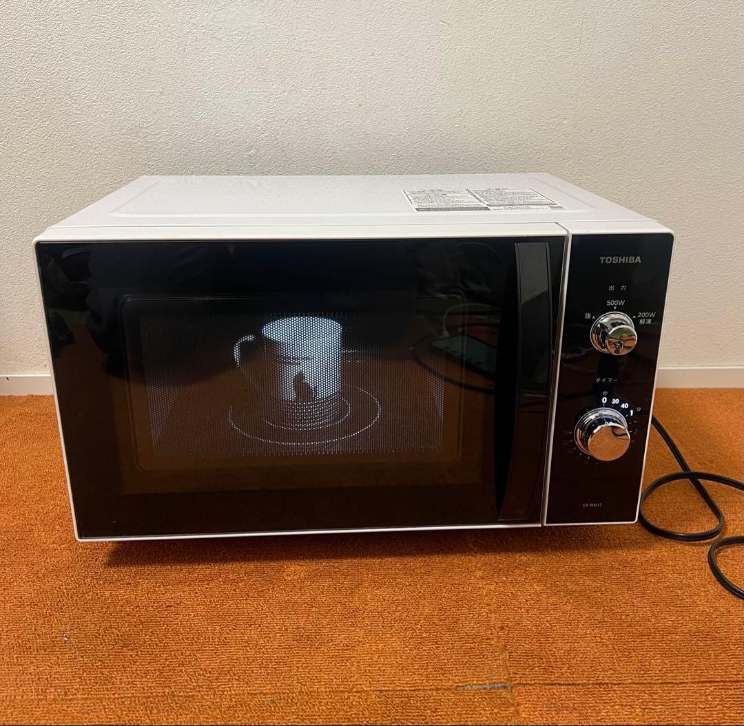 美品 TOSHIBA 2022年製 電子レンジ ER-WM17(W)