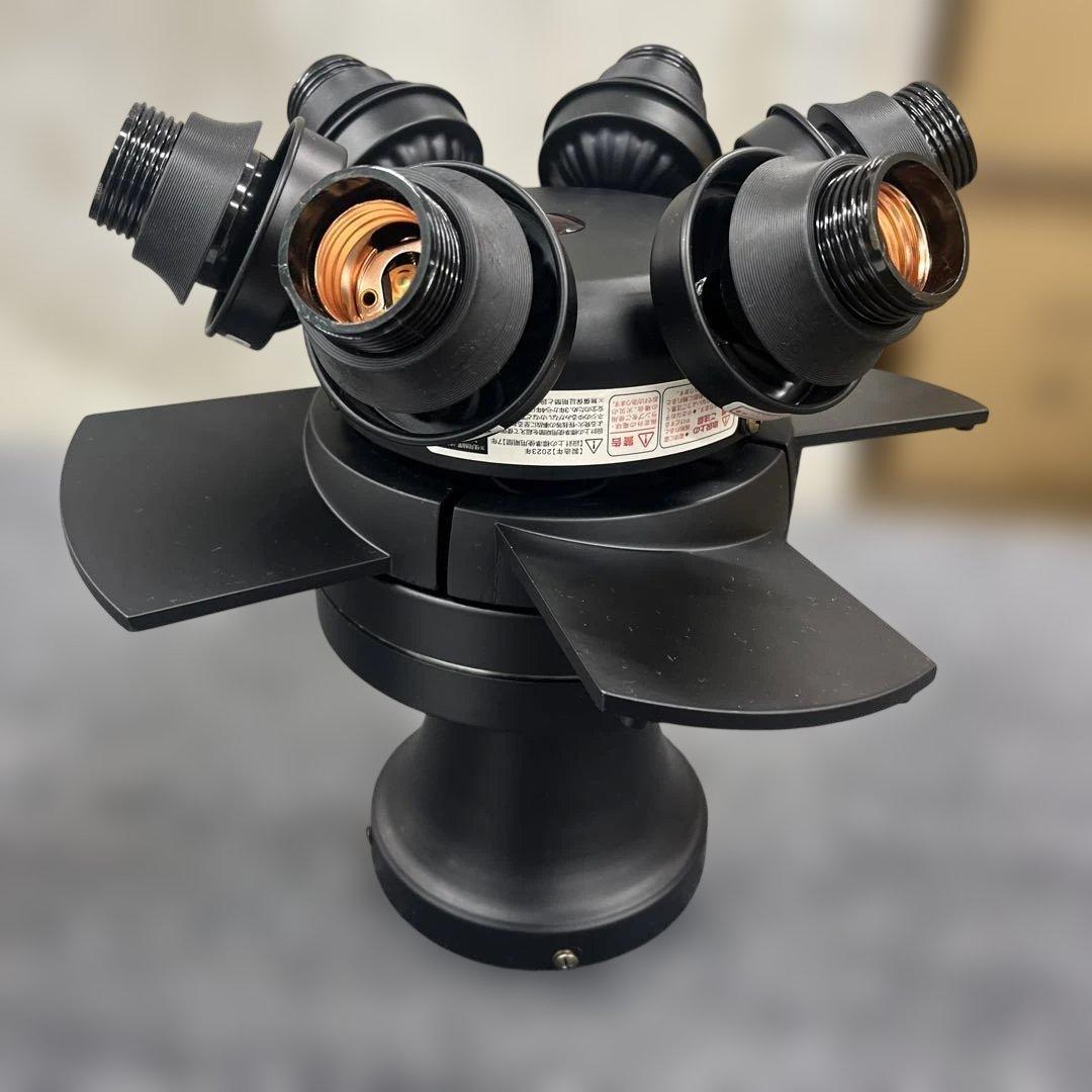 シーリングファン フィラメントLED 6灯 JE-CF048-BK ブラック