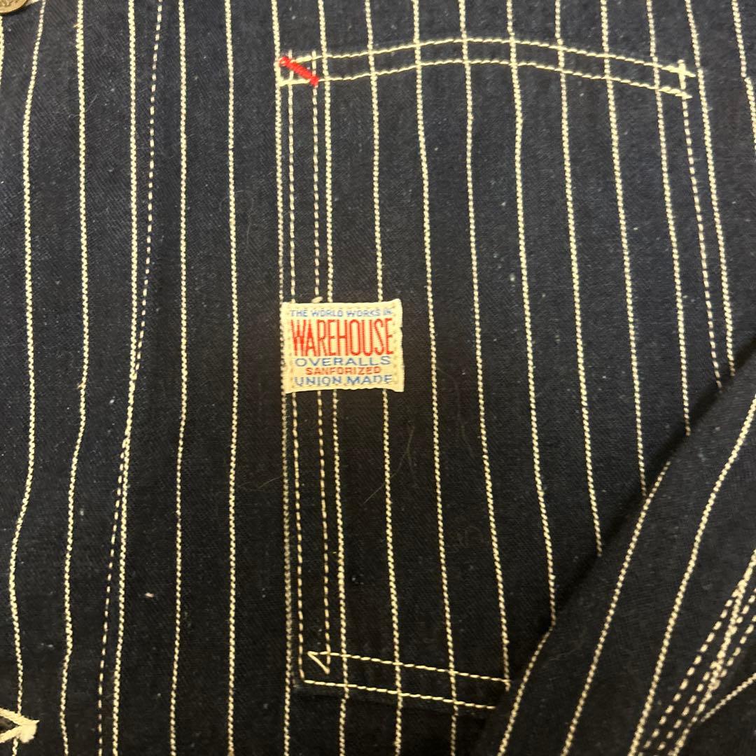 伊*9様 ウエアハウス　ウォバッシュデニムカバーオール　サイズ42