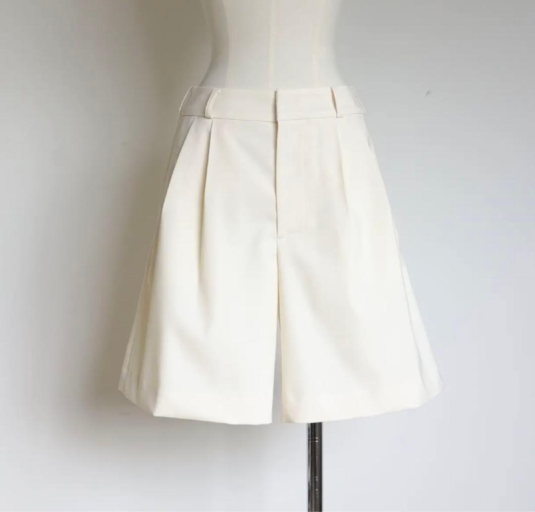 gypsohila just half pants 36 ホワイト