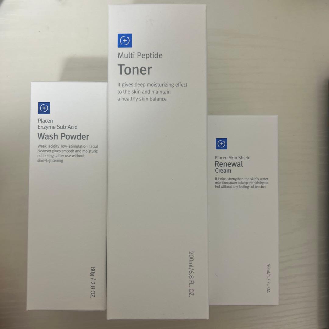 ルネセル　洗顔料、トナー、リニューアルクリーム