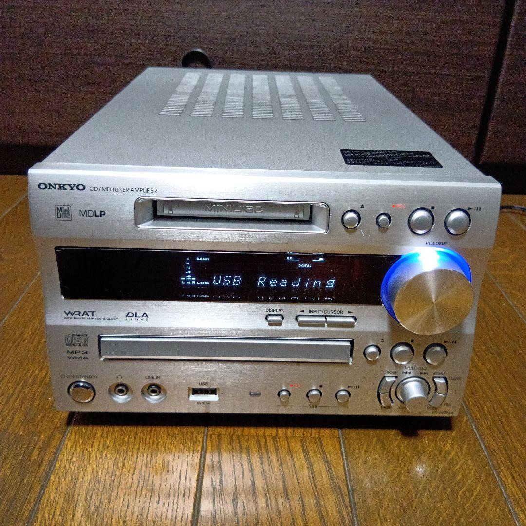 ONKYO　FR-N9NX　アンプ　リモコン　説明書　CD MD USB