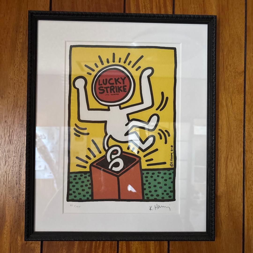 絵画 Keith Haring Lucky Strike 51/150