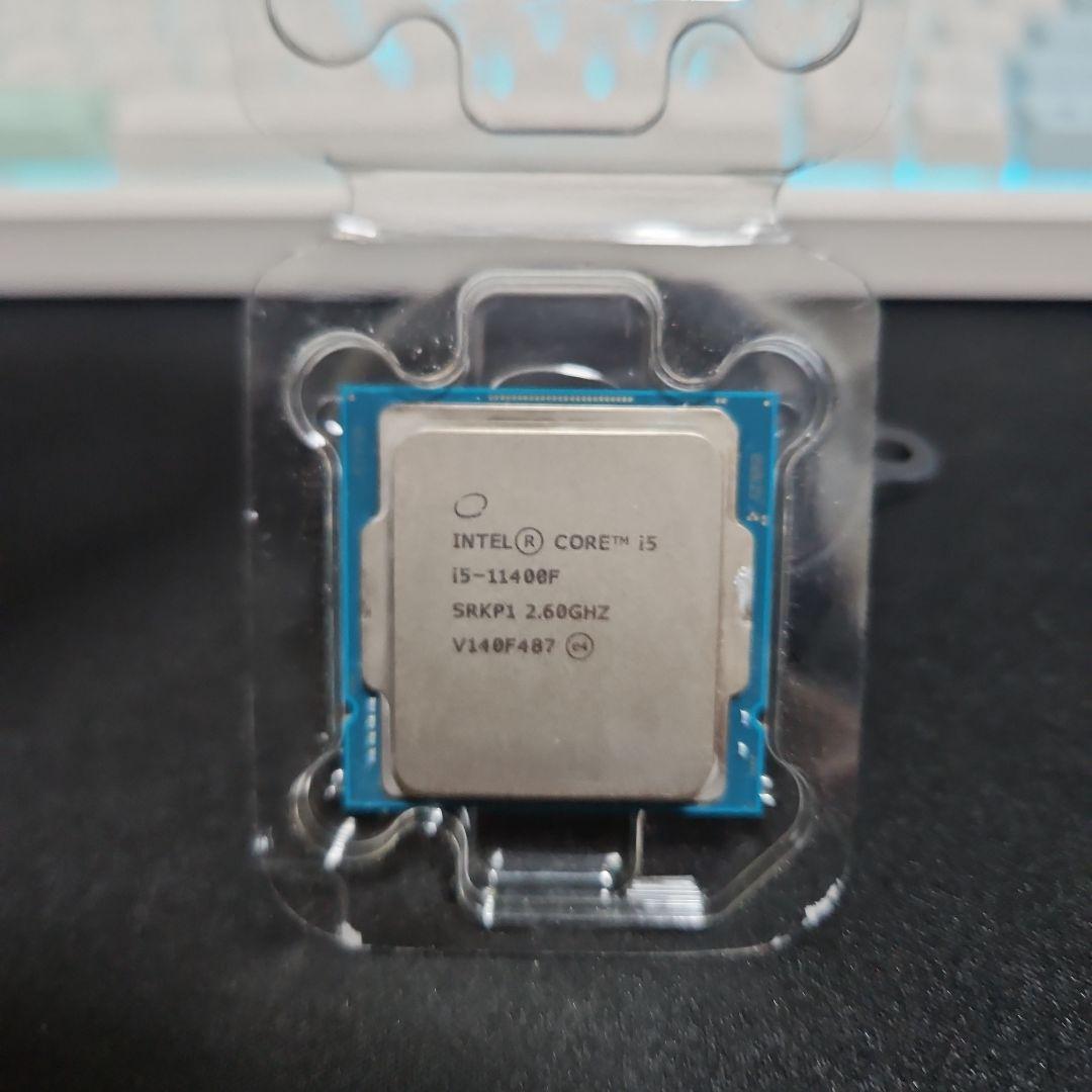 Intel Core i5-11400F 動作OK