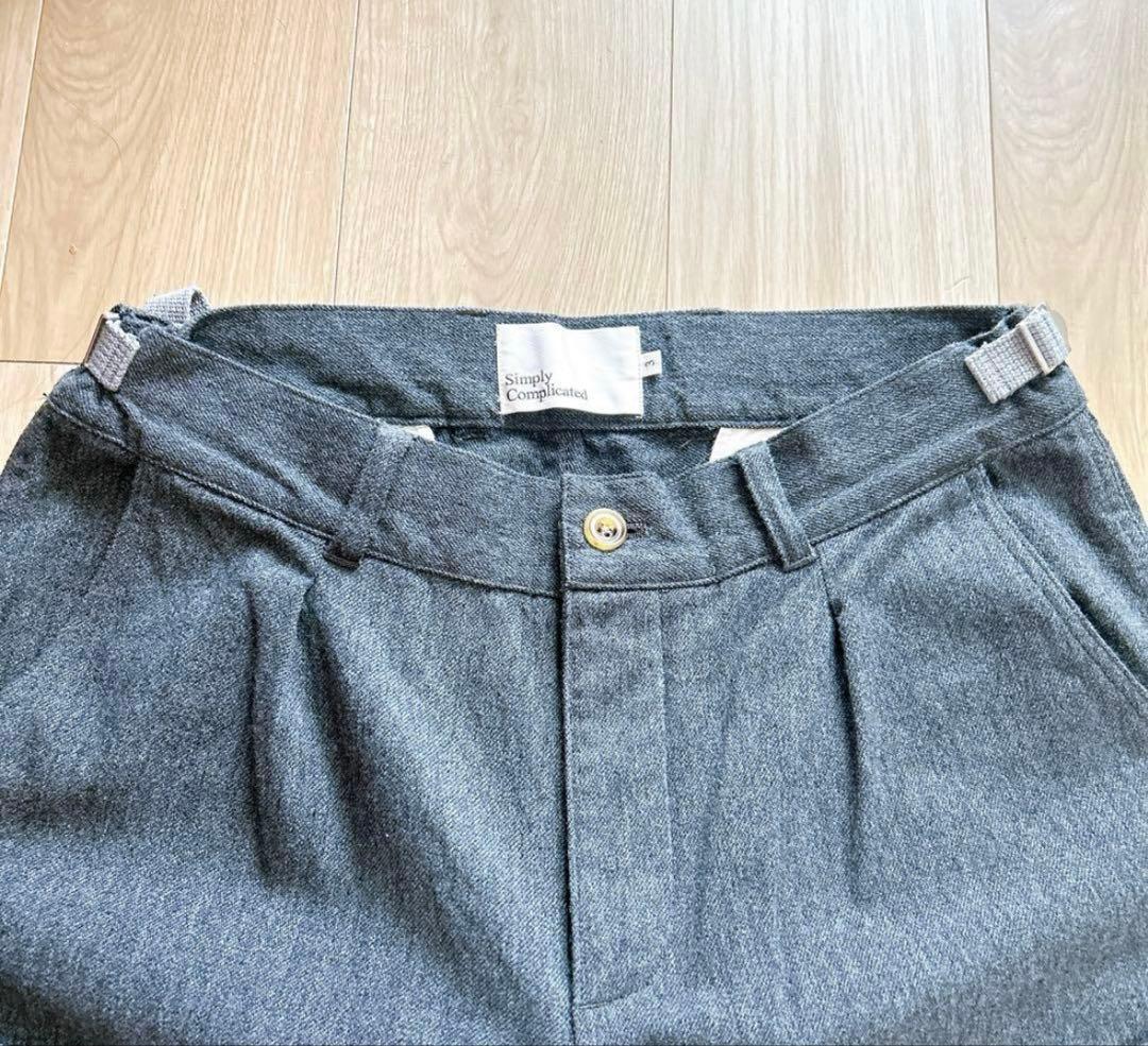 パンツ simply complicated wool cargo pants