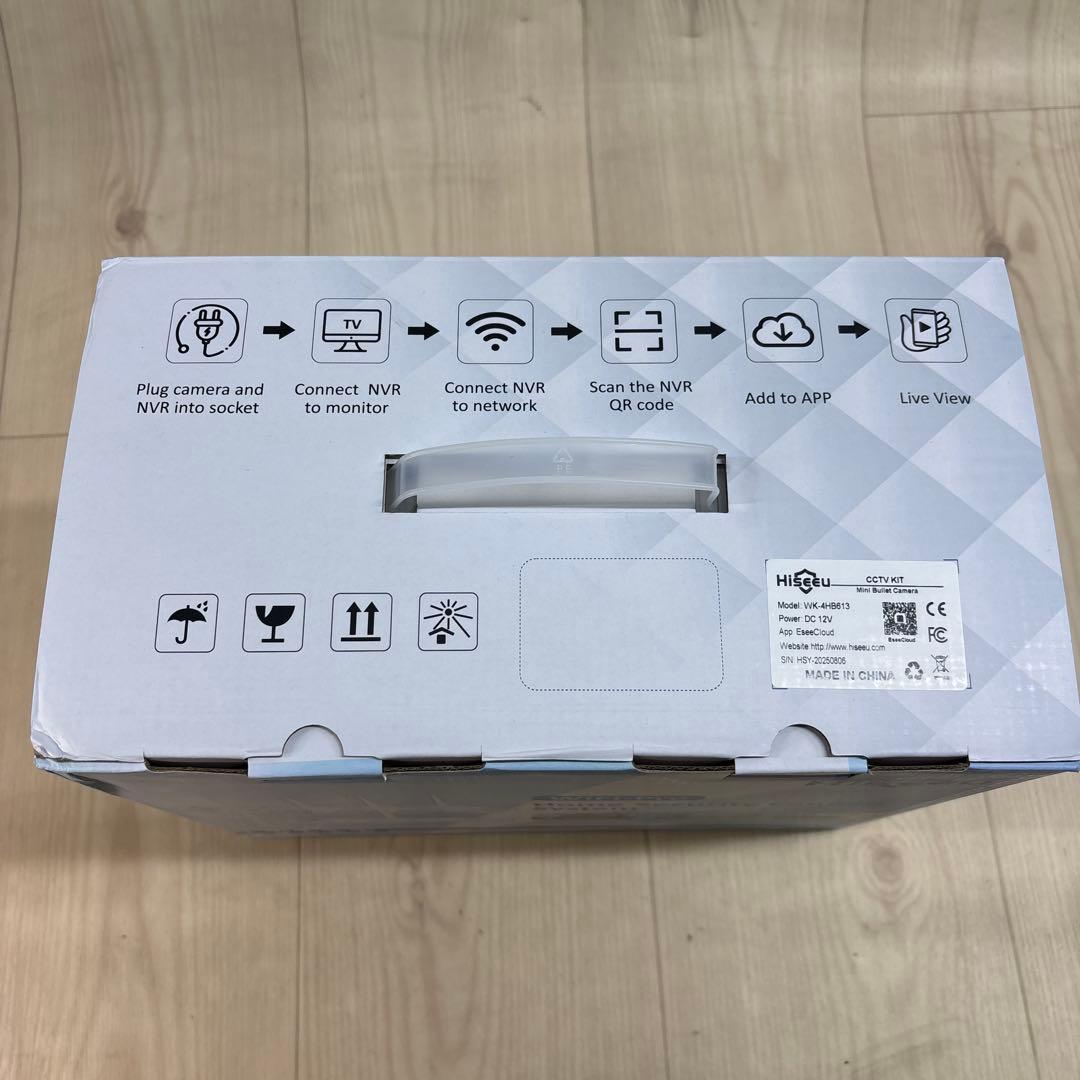 D437 HiSEEU 防犯カメラ WK-4HB613 WiFi-Pro