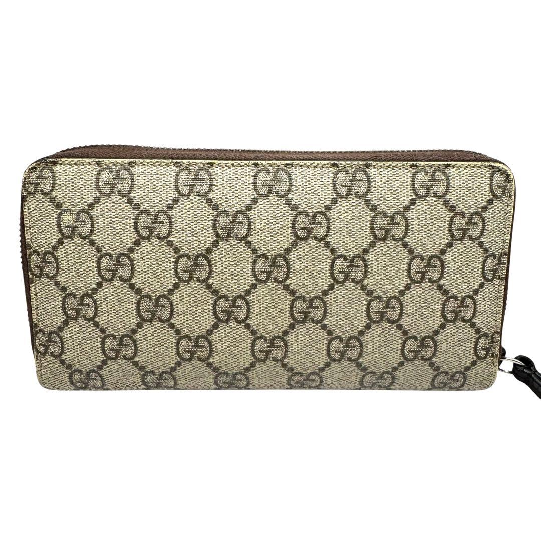 箱付きS級極美品✨GUCCI 長財布 アニマリエタイガー GGスプリーム レザー