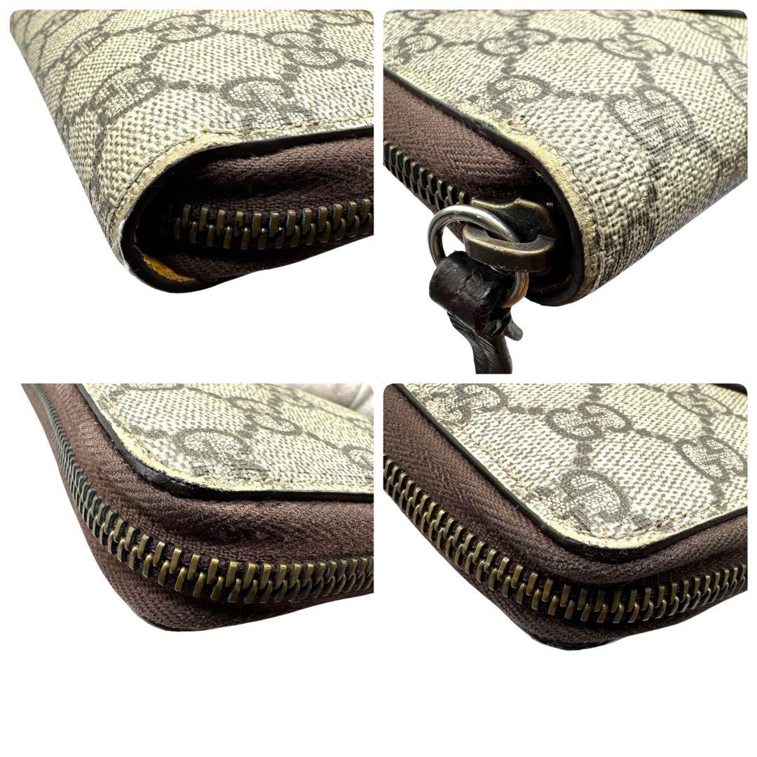 箱付きS級極美品✨GUCCI 長財布 アニマリエタイガー GGスプリーム レザー