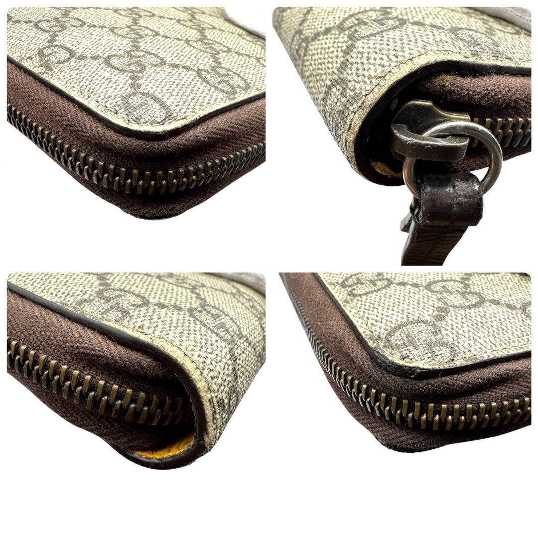 箱付きS級極美品✨GUCCI 長財布 アニマリエタイガー GGスプリーム レザー