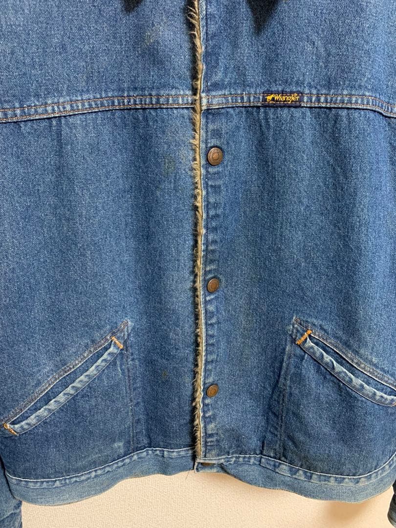 た*え様 【70~80s USA製】Wrangler boa denim jac