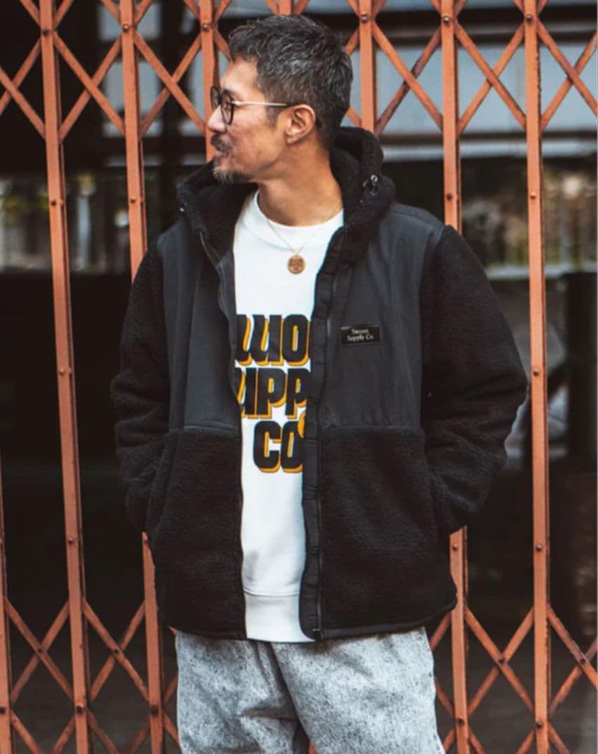 トップス SWOON SUPPLY CO SHEEP BOA JACKET