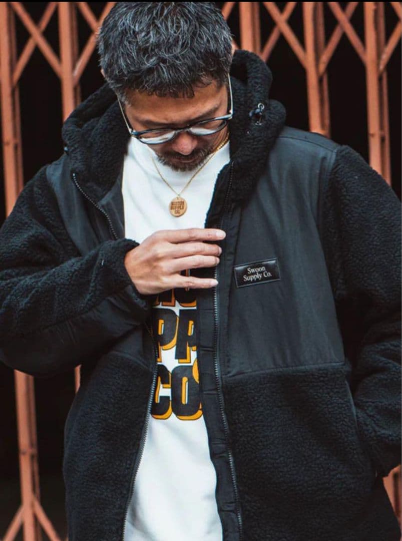 トップス SWOON SUPPLY CO SHEEP BOA JACKET