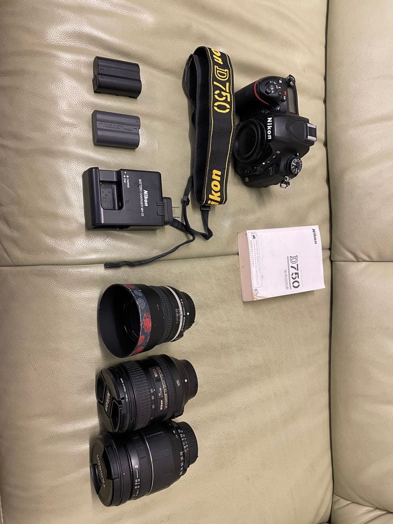 Nikon D750 デジタル一眼レフカメラ 本体とレンズ3本付
