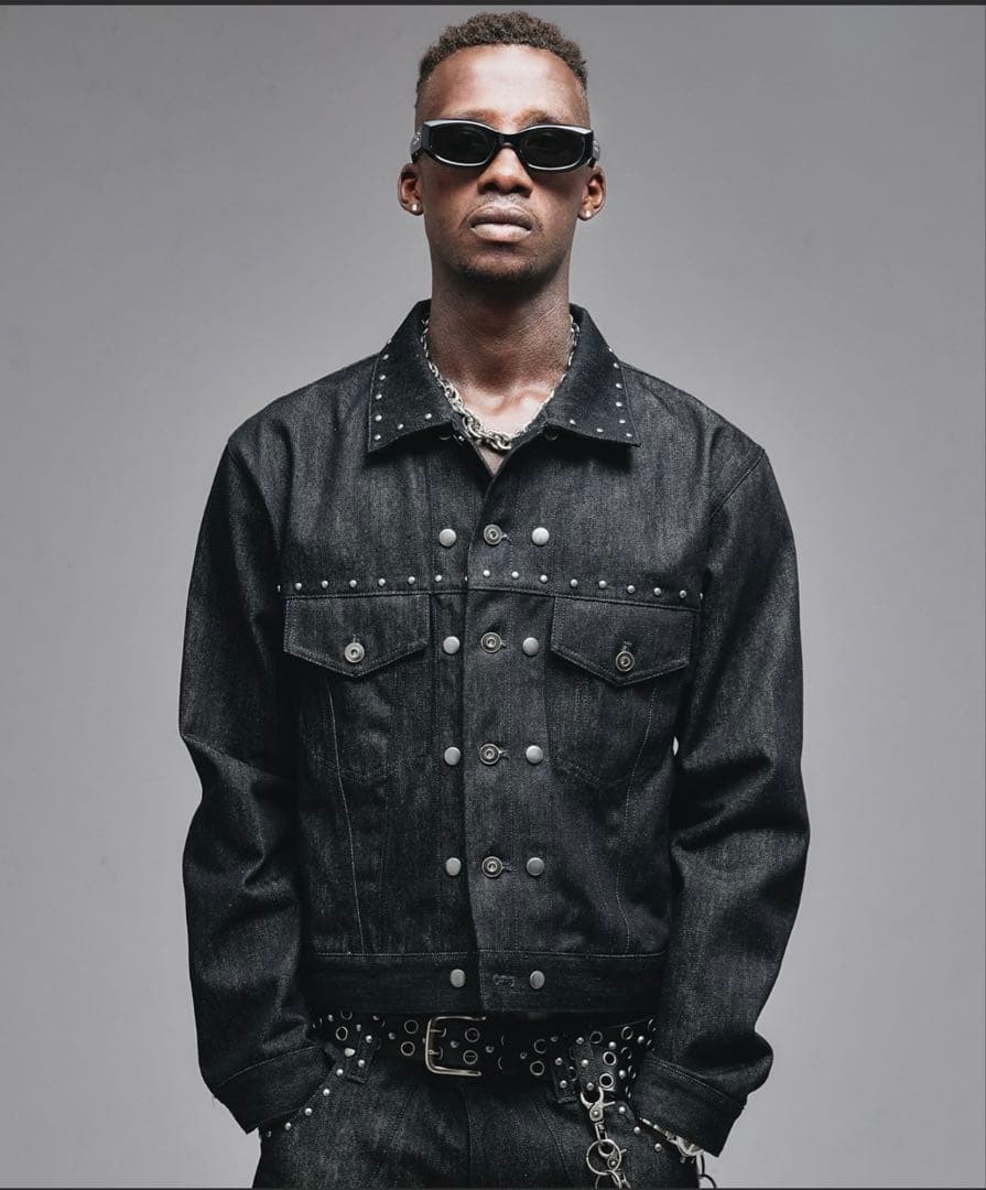 ANDER HUNK スタッズデザインリジッドデニムジャケット 完売品