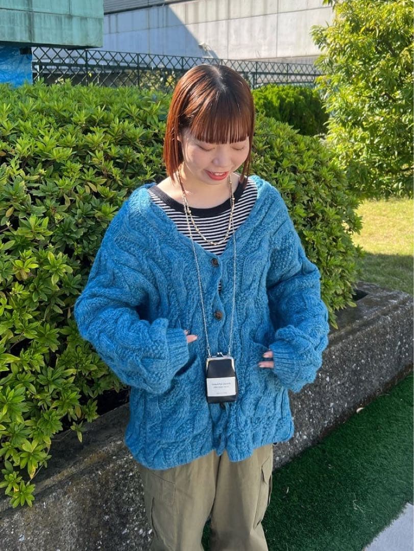 beautiful people mini clasp pouch ブラック