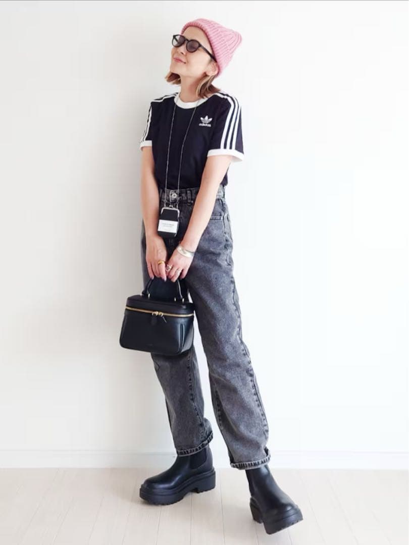 beautiful people mini clasp pouch ブラック