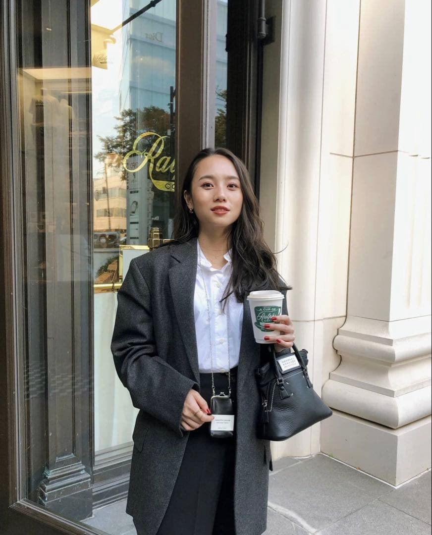 beautiful people mini clasp pouch ブラック