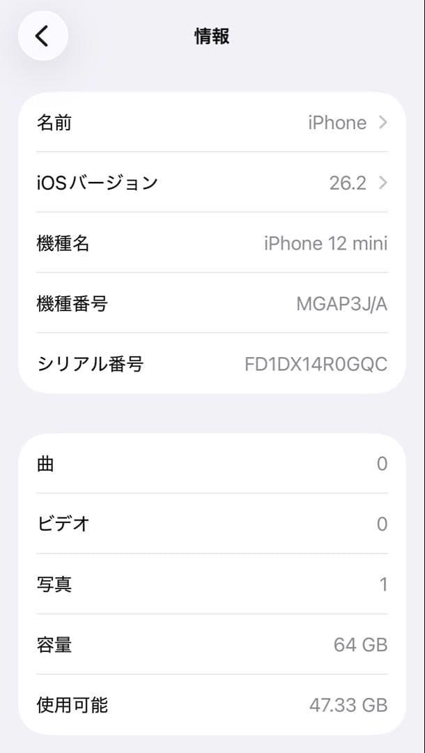 iPhone12 mini♡64GB＊キズ有り＊ブルー