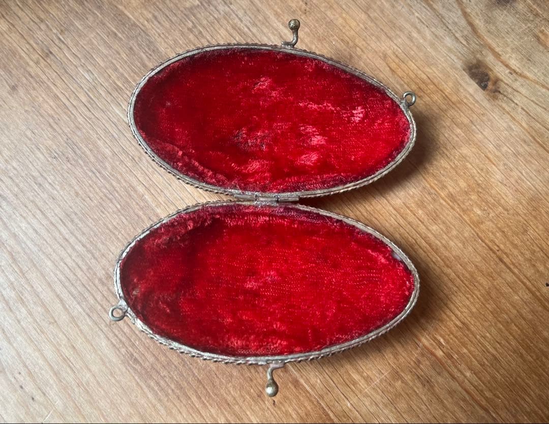 稀少　ヴィクトリアエドワード期 アンティーク マザーオブパール ポータブルケース