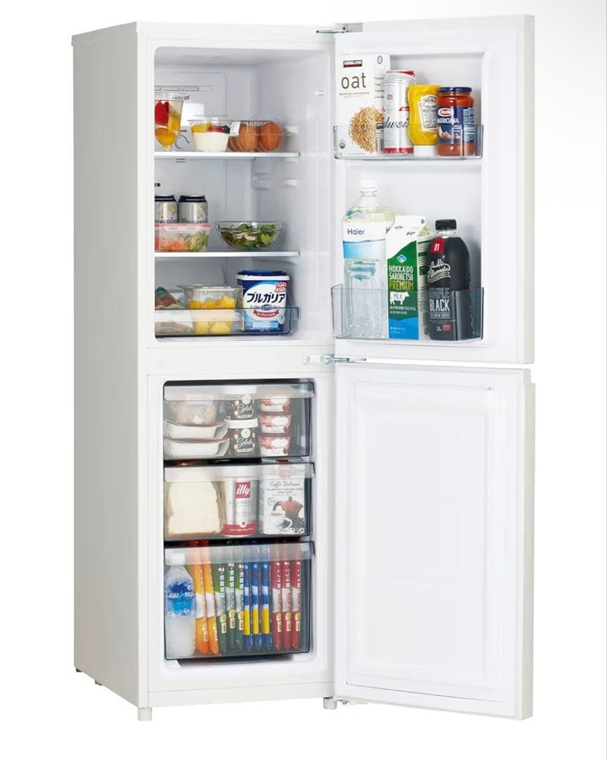 2024年製 自動霜取りJR-SY15AR 冷蔵庫 148L 右開き 2ドア