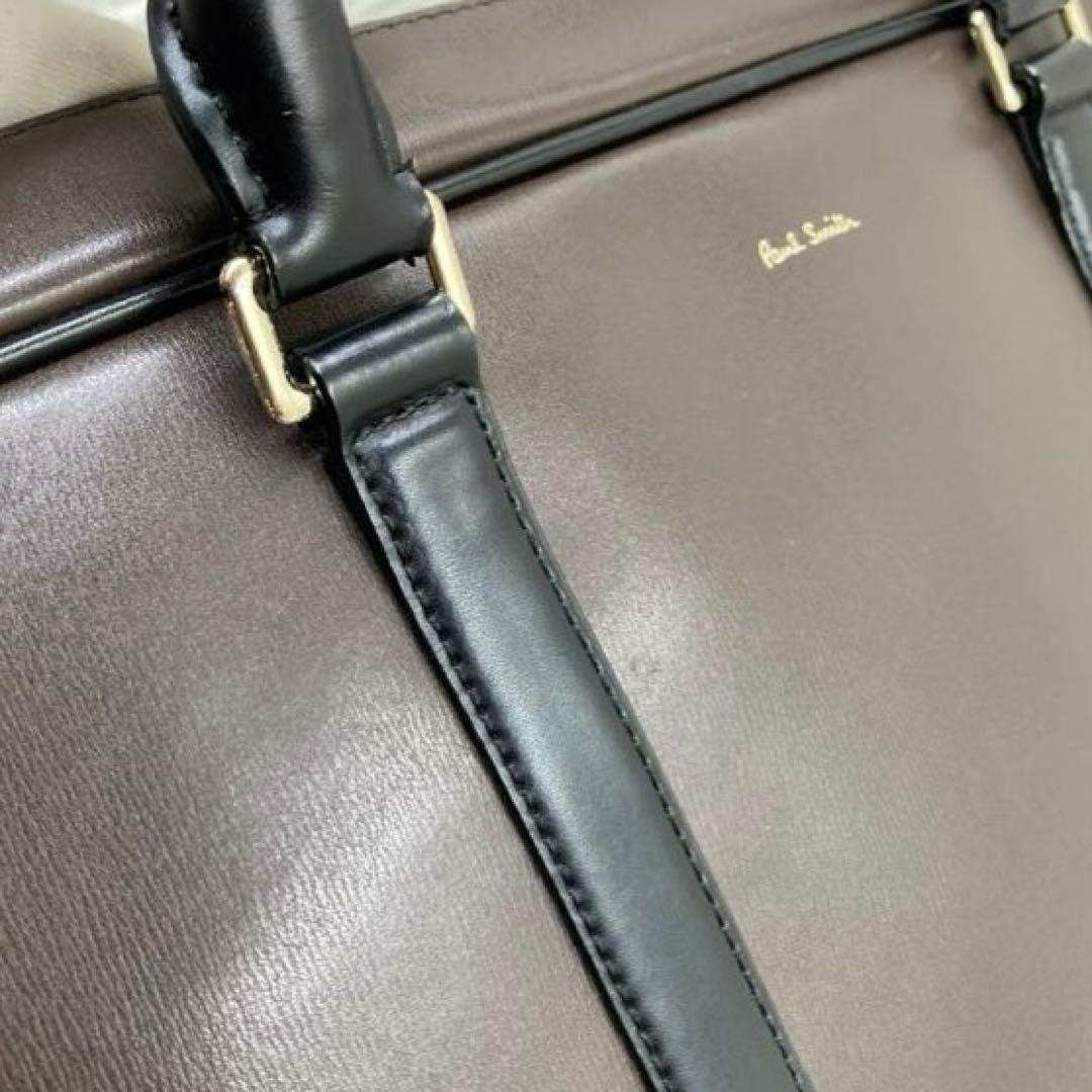 美品❗️楽天98.780円販売中 Paulsmith ビジネスバッグメンズレザー
