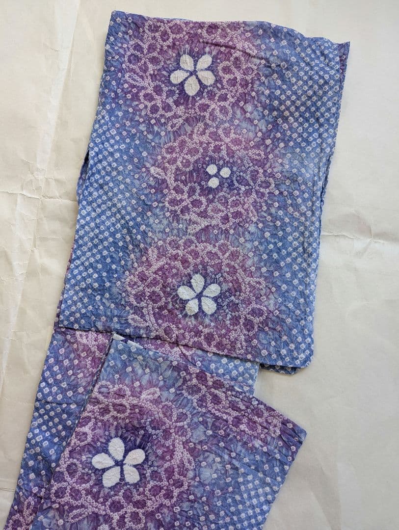 有松鳴海絞り　有松絞り　浴衣　キモノバイナデシコ