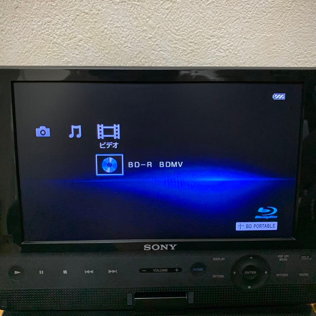 バッテリー良好！ SONY ポータブル ブルーレイプレーヤー BDP-SX910
