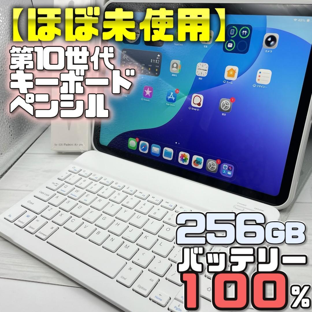 【ほぼ未使用】BT100％ 256GB 第10世代 キーボードケース＋ペンシル