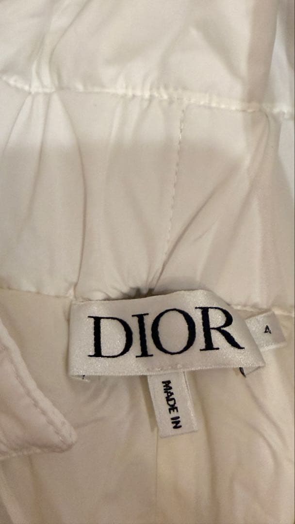 ホワイト キルティング スキーウェア 子供用