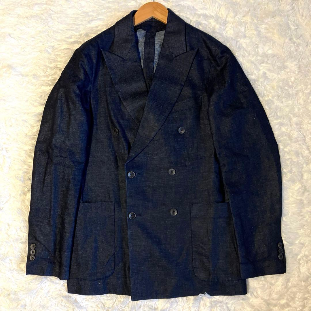 高級 PILGRIM TOMORROLAND テーラードジャケット デニム L