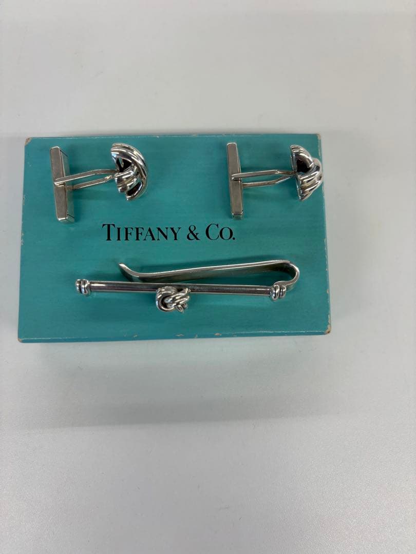 TIFFANY&Co. ティファニー カフス SV925 ネクタイピンセット