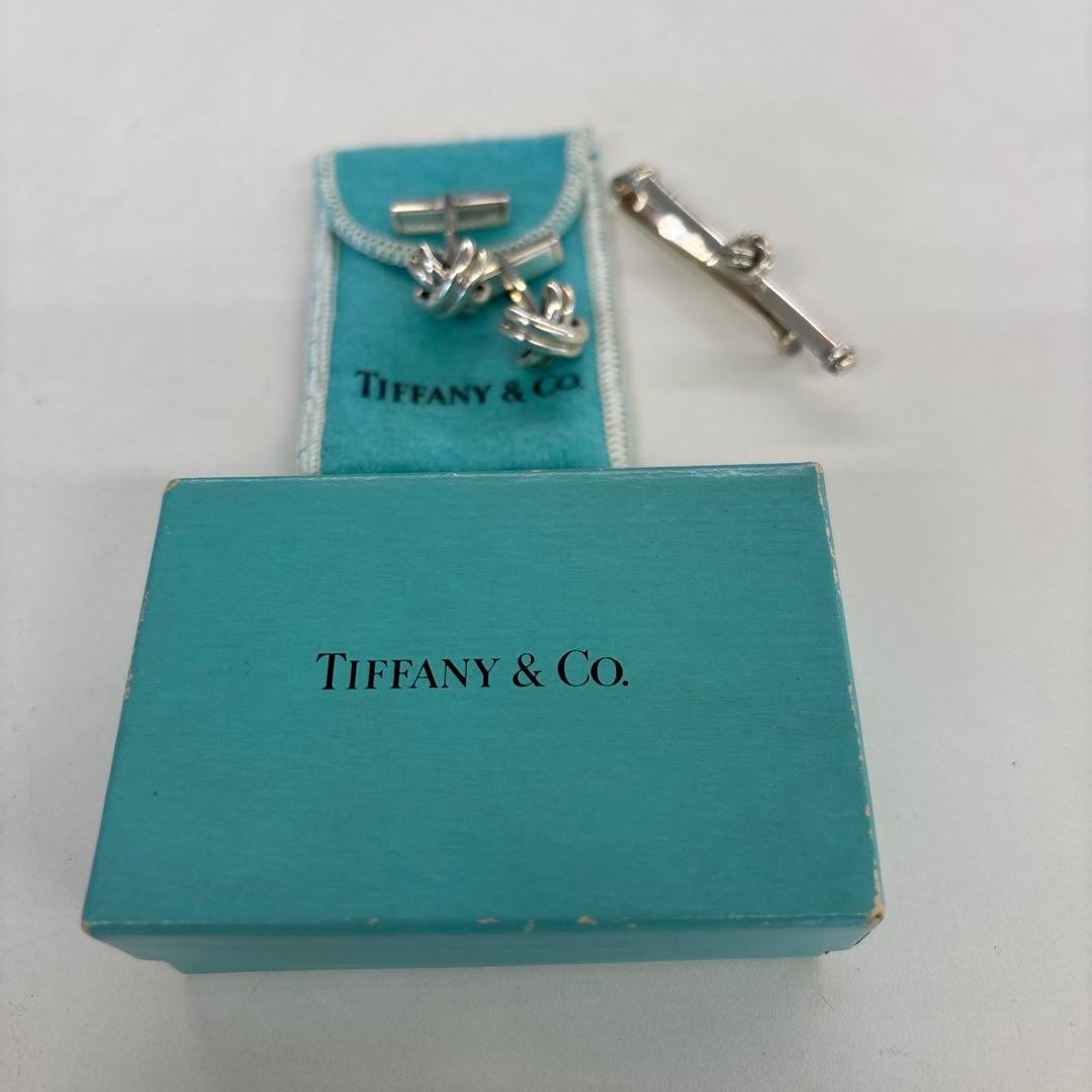 TIFFANY&Co. ティファニー カフス SV925 ネクタイピンセット