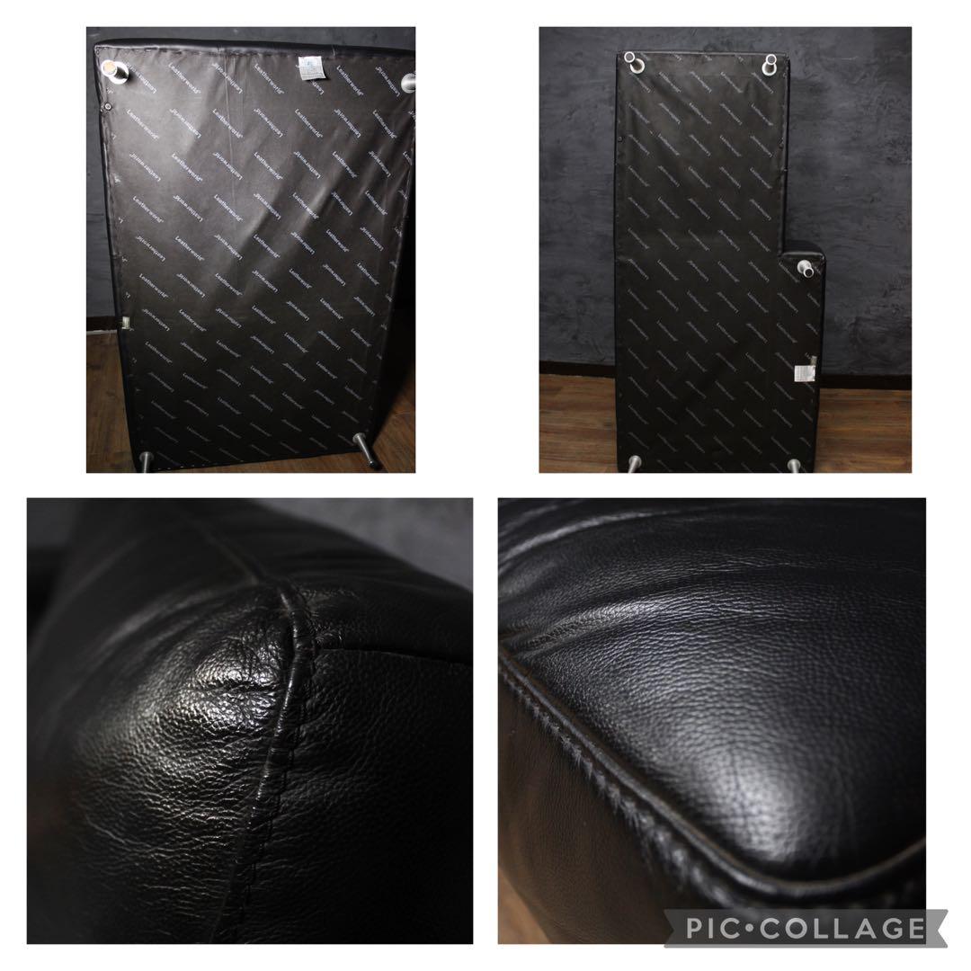 首都圏送無料〜レザーワールド総革約40万 コーナー　カウチ　ソファ 極上一流本革