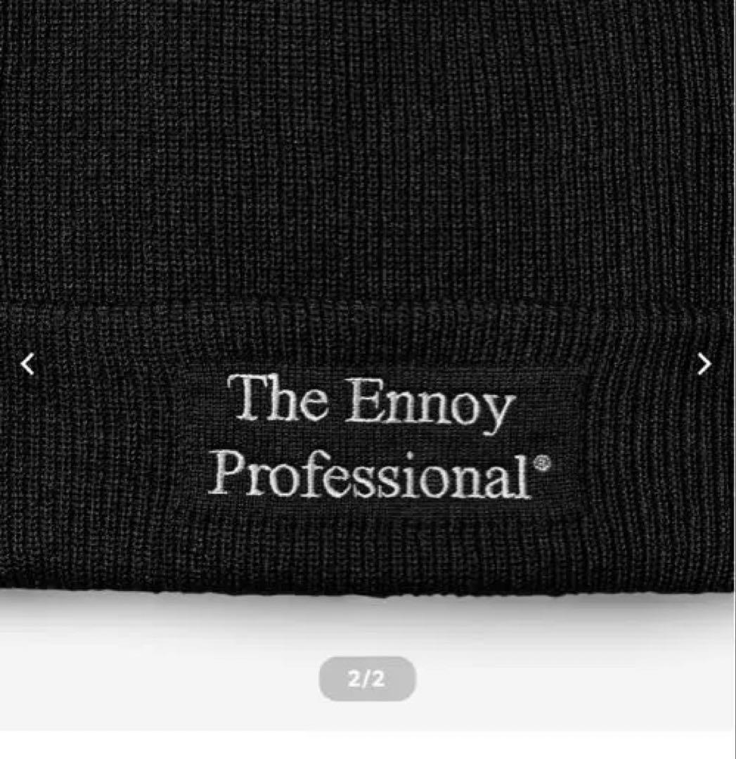 The Ennoy Professional ニット帽 ブラック